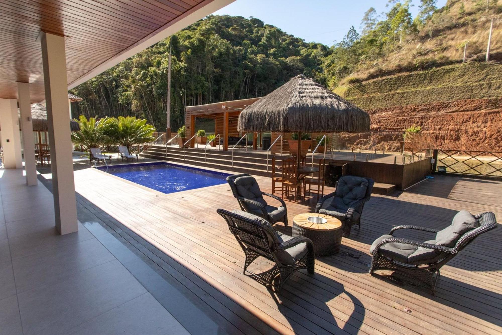 Sitio Cinco Folhas, Recanto Com Vista Pra Montanha Marechal Floriano Exterior foto